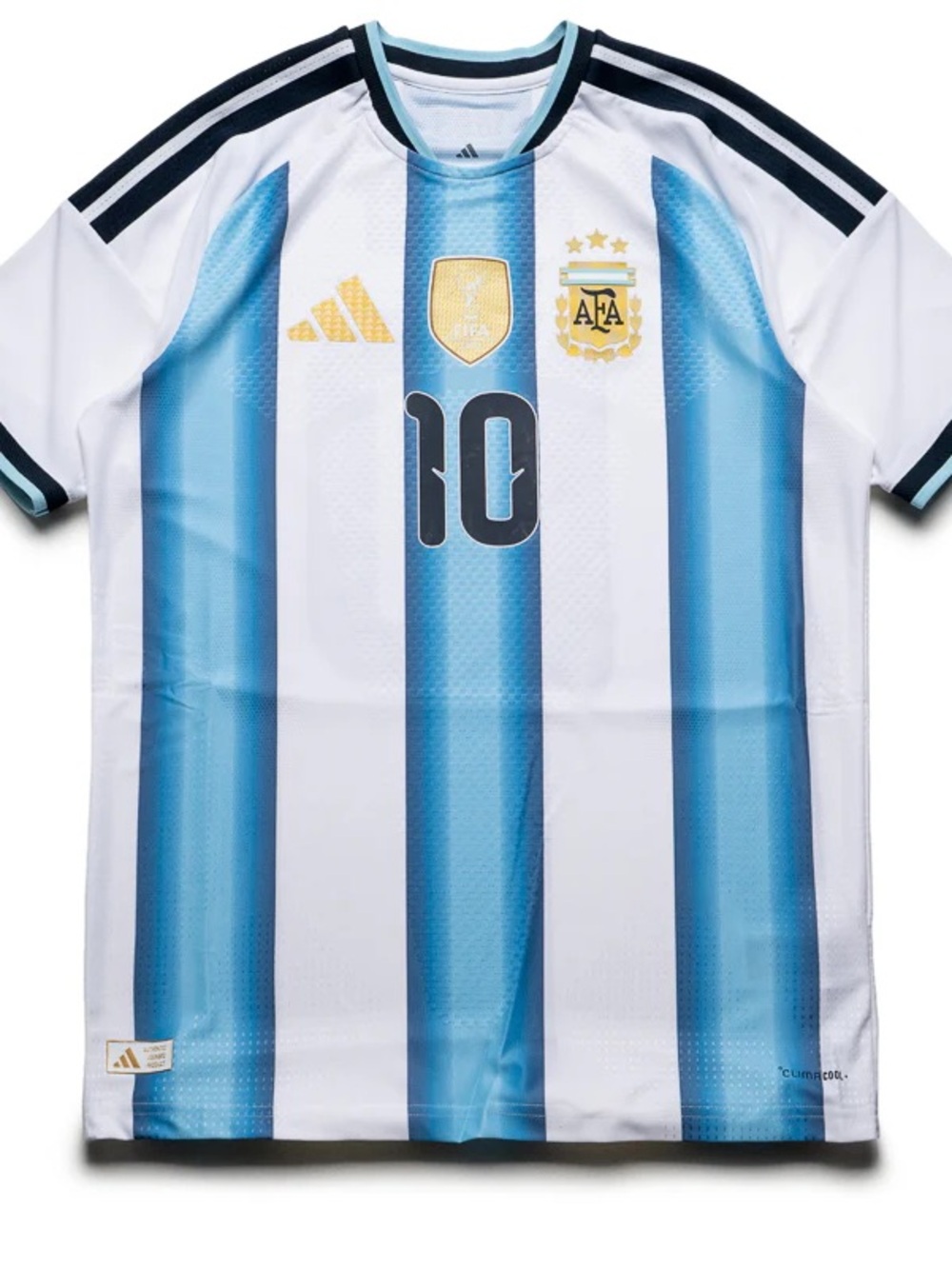 adidas Messi Argentina Home Soccer Jersey - White & Blue